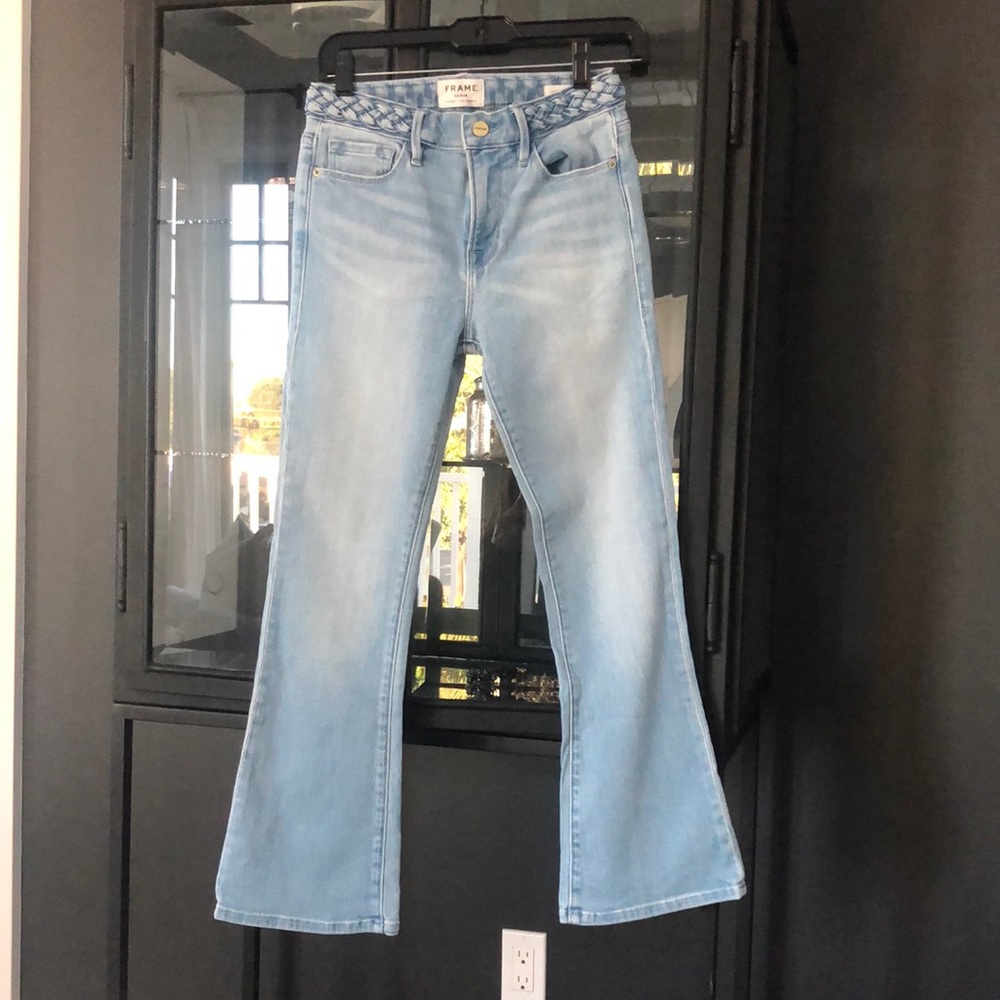 Frame Le Crop Mini boot jean.